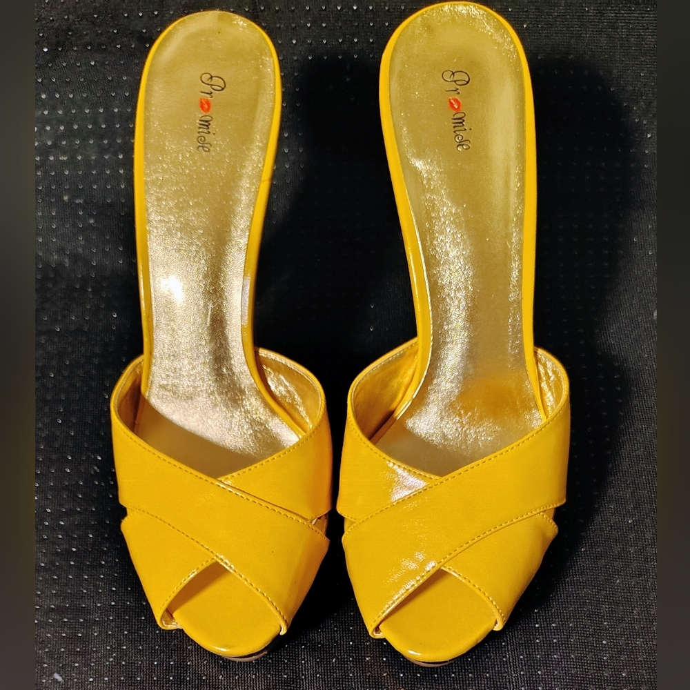 Promise Yellow Women's Heels
